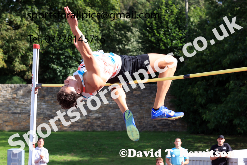 Decathlon high jump, 2025 EAP International Combined Events, Hexham, Northumberland.  Photo: David T. Hewitson/Sports for All Pics